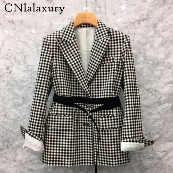 spring and autumn new belt waist suit retro casual suit jacket female long sleeve blazer femme tide womens jackets and coats1, White;black
spring and autumn new belt waist suit retro casual suit jacket female long sleeve blazer femme tide womens jackets and coats1, White;black