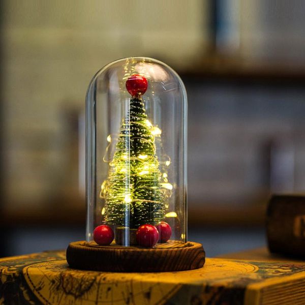 christmas decorations 14*9cm tree led night light deskornament glass cover decoration gifts for home party
christmas decorations 14*9cm tree led night light deskornament glass cover decoration gifts for home party