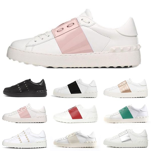 wholesale men women casual shoes white black green red fashion leather platform sneakers open low outdoor trainers size 35-46
wholesale men women casual shoes white black green red fashion leather platform sneakers open low outdoor trainers size 35-46