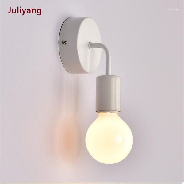 wall lamp e27 light bulb 110-240v white/black bending nordic living bedroom home lighting vintage sconces1
wall lamp e27 light bulb 110-240v white/black bending nordic living bedroom home lighting vintage sconces1