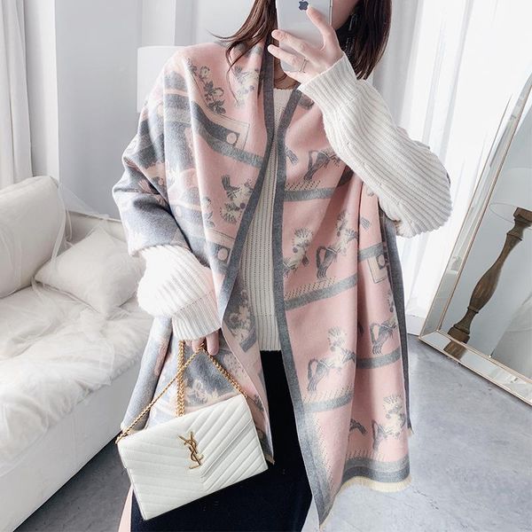 женский бренд cashmere шарф зимняя теплая пашмина шали и обертки роскошные лошади печати цепочка леди шарфы толстого одеяло лобью sqcaoz, Blue;gray
женский бренд cashmere шарф зимняя теплая пашмина шали и обертки роскошные лошади печати цепочка леди шарфы толстого одеяло лобью sqcaoz, Blue;gray