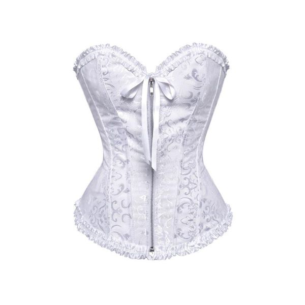 s-2xl women zipper corset bustier court style victorian fashion body shaping for dress, Black;brown
s-2xl women zipper corset bustier court style victorian fashion body shaping for dress, Black;brown