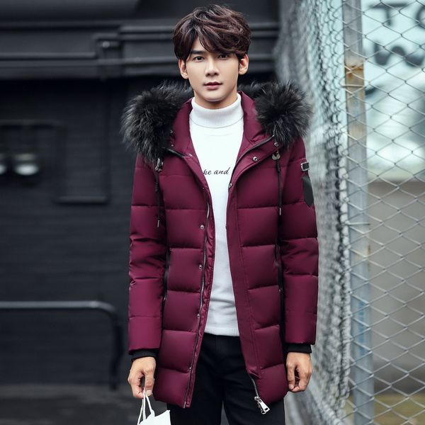 2020 winter new mid long hooded big collar white duck down jacket men's coat, Black;brown
2020 winter new mid long hooded big collar white duck down jacket men's coat, Black;brown