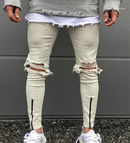 men ripped holes jeans motorcycle biker denim for men brand designer hip hop mens jeans11, Blue
men ripped holes jeans motorcycle biker denim for men brand designer hip hop mens jeans11, Blue