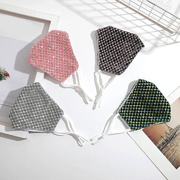 fashion shinning sequin for women and men individual dust-proof breathable washable reusable face mask
fashion shinning sequin for women and men individual dust-proof breathable washable reusable face mask