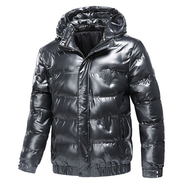 for new men winter hooded casual wind-proof jacket men's parkas fashion quilted cotton homme outwear zsmm, Black
for new men winter hooded casual wind-proof jacket men's parkas fashion quilted cotton homme outwear zsmm, Black