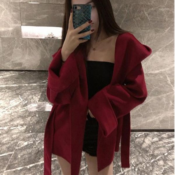 red woolen coat womens clothing 2020 new autumn winter korean fashion mid-length loose thicken retro cloak woolen jacket female1, Black
red woolen coat womens clothing 2020 new autumn winter korean fashion mid-length loose thicken retro cloak woolen jacket female1, Black