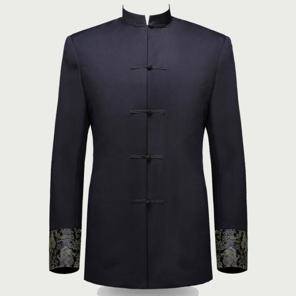 single breasted slim fit blazer men chinese tunic suit jacket male suits man fashion blazers stand collar autumn plus velvet, White;black
single breasted slim fit blazer men chinese tunic suit jacket male suits man fashion blazers stand collar autumn plus velvet, White;black