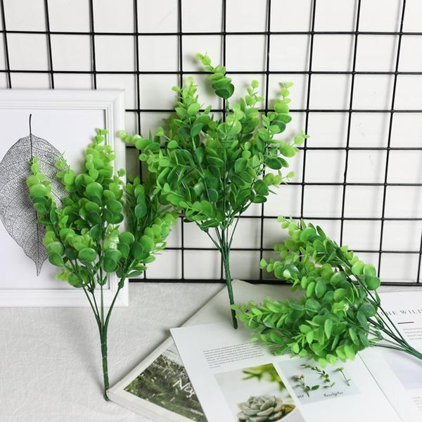 decorative flowers & wreaths 35cm artificial eucalyptus plants branch home garden decoration wedding el background green leaves plastic acce
decorative flowers & wreaths 35cm artificial eucalyptus plants branch home garden decoration wedding el background green leaves plastic acce