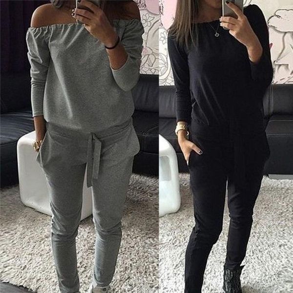 autumn winter tracksuit women long sleeve warm sweatshirt pants 2 piece set women off shoulder solid sports suit chandal mujer, Gray
autumn winter tracksuit women long sleeve warm sweatshirt pants 2 piece set women off shoulder solid sports suit chandal mujer, Gray