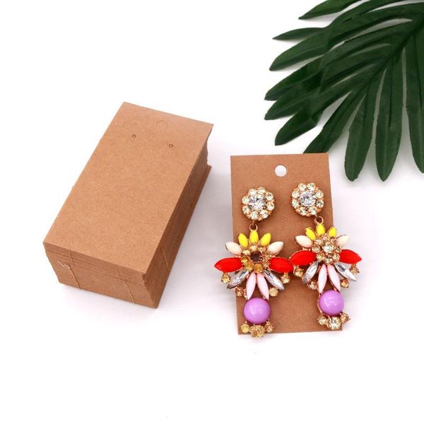 50pcs 5x9cm earring display card earring card holder blank kraft paper tags ear studs long drop card for jewelry display q sqcrhf, Black
50pcs 5x9cm earring display card earring card holder blank kraft paper tags ear studs long drop card for jewelry display q sqcrhf, Black