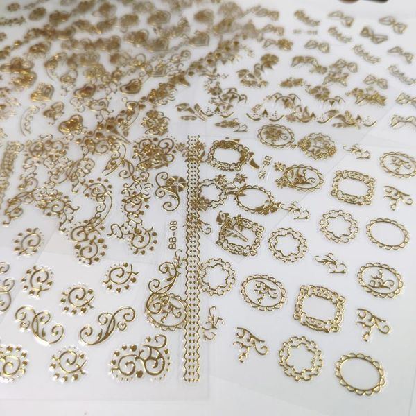 stickers & decals 30pcs 3d gold nail art stamping design shinning self adhesive diy decorations, Black
stickers & decals 30pcs 3d gold nail art stamping design shinning self adhesive diy decorations, Black