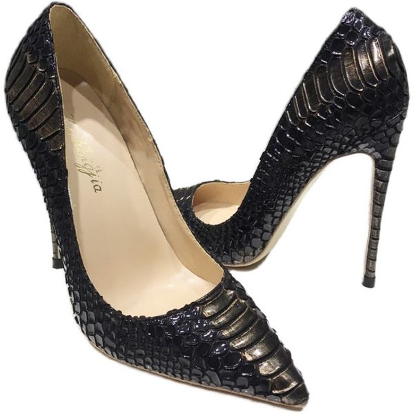 frete grtis mulher senhora preto python dedo do p pontiagudo de salto alto bombas 12cm 10cm 8cm sapatos simples al7e, Black
frete grtis mulher senhora preto python dedo do p pontiagudo de salto alto bombas 12cm 10cm 8cm sapatos simples al7e, Black