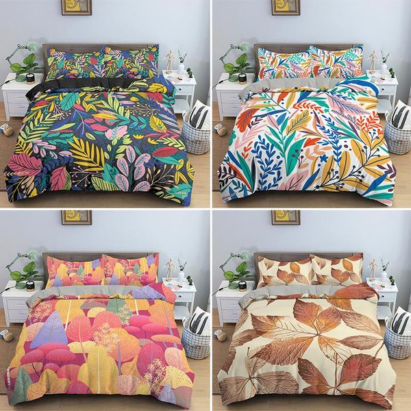 colorful leaves printing bedding sets plants design single double duvet quilt blanket cover set bedclothes with pillowcase
colorful leaves printing bedding sets plants design single double duvet quilt blanket cover set bedclothes with pillowcase