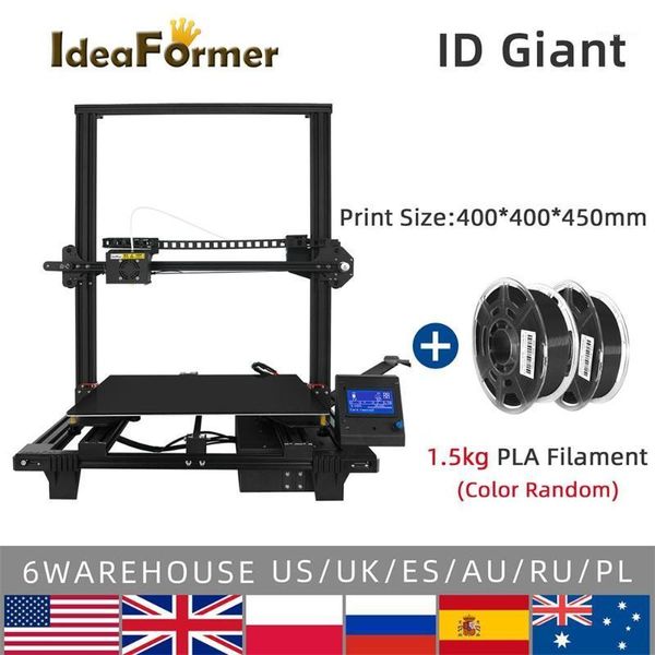 printers ideaformer 3d printer big size id giant fdm tmc2208 driver full metal 400*400*450mm diy kit self-assemble1
printers ideaformer 3d printer big size id giant fdm tmc2208 driver full metal 400*400*450mm diy kit self-assemble1
