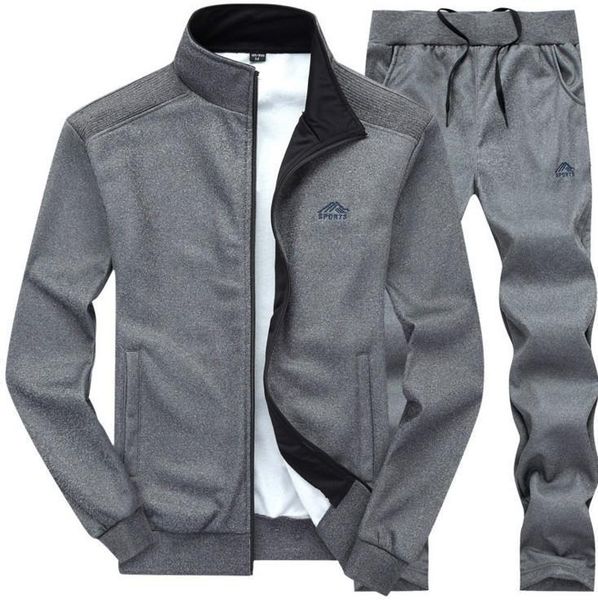 cysincos men coupsuits solid color sportswear осенняя мужская куртка + брюки трексуита мужская толстовка случайный 2 частей набор 2020, Gray
cysincos men coupsuits solid color sportswear осенняя мужская куртка + брюки трексуита мужская толстовка случайный 2 частей набор 2020, Gray