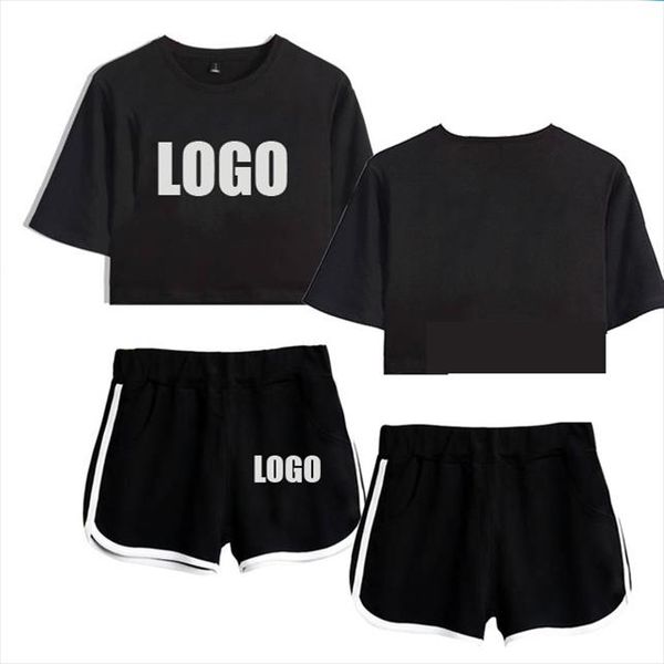 customize logo two piece set summer cotton short sleeve t shirt 2 piece set women crop shorts customize made 12599 txdk, Gray
customize logo two piece set summer cotton short sleeve t shirt 2 piece set women crop shorts customize made 12599 txdk, Gray