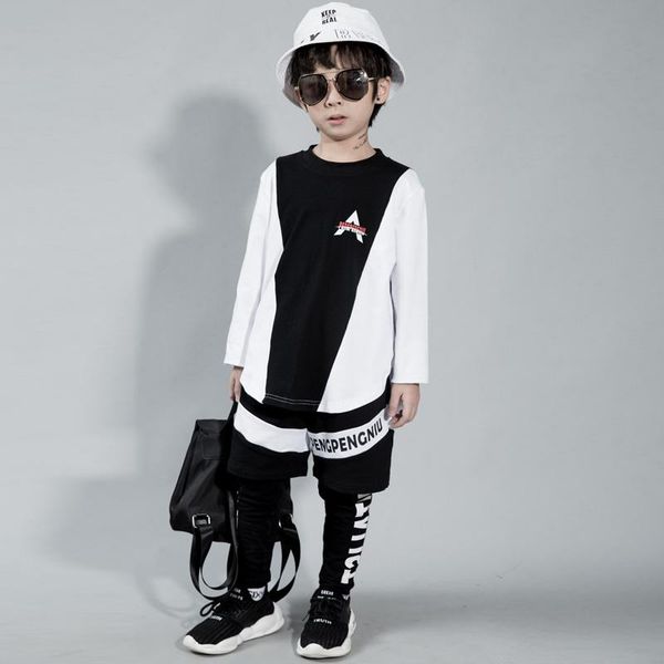 stage wear hip hop dance costumes loose long sleeve black pants jazz clothing street dancing performance outfit dnv12539, Black;red
stage wear hip hop dance costumes loose long sleeve black pants jazz clothing street dancing performance outfit dnv12539, Black;red