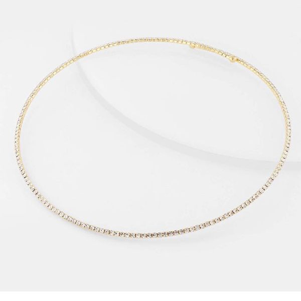 simple beads choker necklace women sparkly 1 row round flexible rhinestone crystal choker coil necklace statement jewelry christmas gift, Silver
simple beads choker necklace women sparkly 1 row round flexible rhinestone crystal choker coil necklace statement jewelry christmas gift, Silver