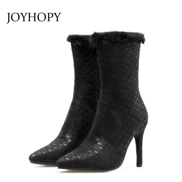 2020 autumn winter hair ankle boots women new side zipper thin high heels shoes ladies cony hair short boots wb022, Black
2020 autumn winter hair ankle boots women new side zipper thin high heels shoes ladies cony hair short boots wb022, Black