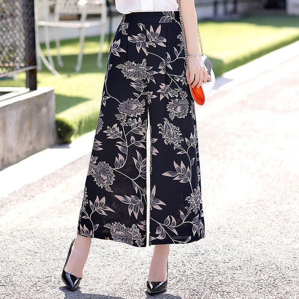 2021 new women wide leg pants summer floral print female casual streetwear pants elastic high waist fashion plus size iteb, Black;white
2021 new women wide leg pants summer floral print female casual streetwear pants elastic high waist fashion plus size iteb, Black;white