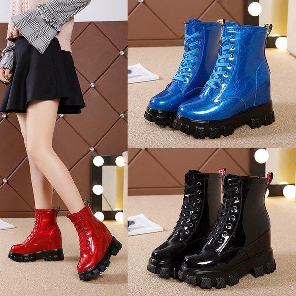 2021 spring and autumn new women's boots inner increased thick-soled british style casual all-match short-tube boot, Black
2021 spring and autumn new women's boots inner increased thick-soled british style casual all-match short-tube boot, Black
