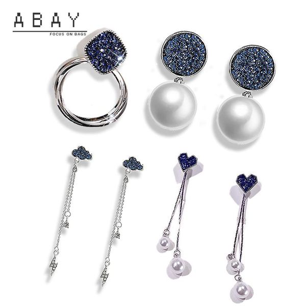 stud fashion love blue rhinestone long pearl earrings girl simple versatile tassel creative cloud high sense ear pendant female trend, Golden;silver
stud fashion love blue rhinestone long pearl earrings girl simple versatile tassel creative cloud high sense ear pendant female trend, Golden;silver