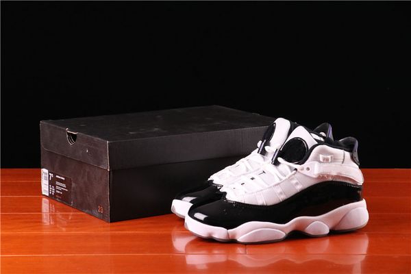 genuine jumpman 6 generation shoes men's women's high state basketball, black, white and purple couple sports size 36--45
genuine jumpman 6 generation shoes men's women's high state basketball, black, white and purple couple sports size 36--45