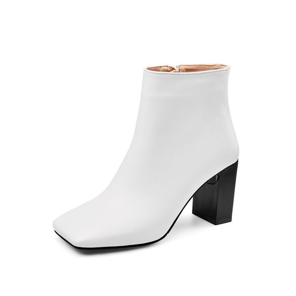 women's female genuine plus size 22-26.5 cm long feet ankle boots for women leather t762, Black
women's female genuine plus size 22-26.5 cm long feet ankle boots for women leather t762, Black