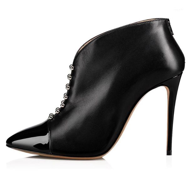 lucky2020 high women's super heel pointed rivets ankle boots large size autumn fashion shoes chengdu chengjia straight1, Black
lucky2020 high women's super heel pointed rivets ankle boots large size autumn fashion shoes chengdu chengjia straight1, Black
