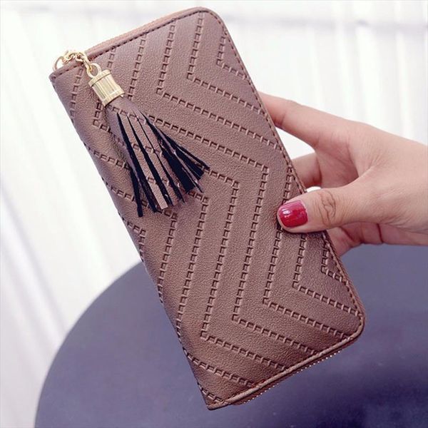 long wallet women purses tassel fashion coin purse card holder wallets female clutch money bag pu leather wallets, Red;black
long wallet women purses tassel fashion coin purse card holder wallets female clutch money bag pu leather wallets, Red;black
