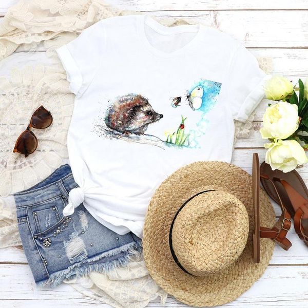 women graphic animal watercolor short sleeve 90s cartoon fashion tees clothing female print t shirt shirt womens t-shirt, White
women graphic animal watercolor short sleeve 90s cartoon fashion tees clothing female print t shirt shirt womens t-shirt, White