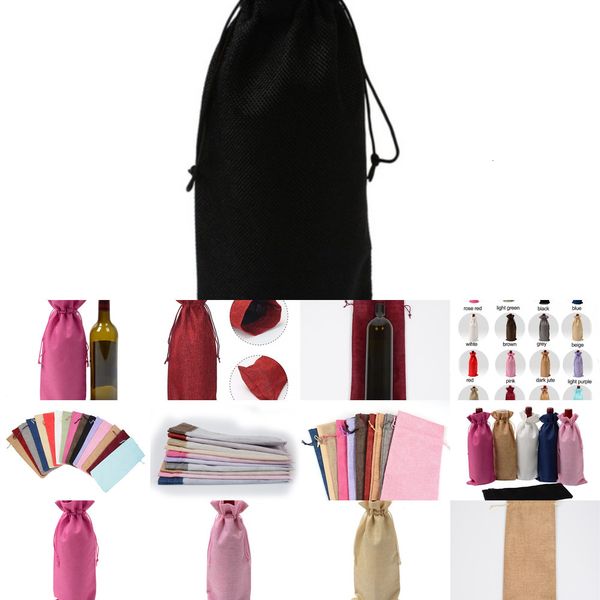 15*35cm rustic jute drawstring burlap wine bottle covers wedding party champagne linen package gift bags 3 n2lp5
15*35cm rustic jute drawstring burlap wine bottle covers wedding party champagne linen package gift bags 3 n2lp5