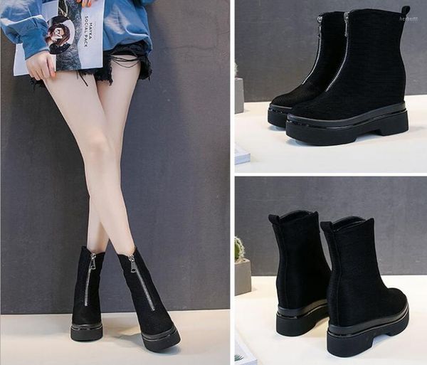 boots women flock fashion breathable elegant warm shose cancise pumps winter soft and comfortable wedges casual boots1, Black
boots women flock fashion breathable elegant warm shose cancise pumps winter soft and comfortable wedges casual boots1, Black