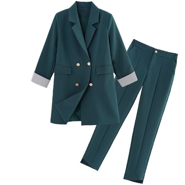large size women's l-5xl ladies pants suit two-piece suit autumn and winter ladies mid-length jacket casual pants q1215 q1217, White
large size women's l-5xl ladies pants suit two-piece suit autumn and winter ladies mid-length jacket casual pants q1215 q1217, White