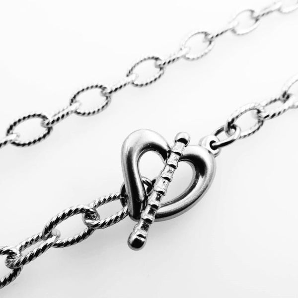 6.5mm hiphop chain ot clasp 316l stainless steel love heart buckle rock jewelry for men, Silver
6.5mm hiphop chain ot clasp 316l stainless steel love heart buckle rock jewelry for men, Silver
