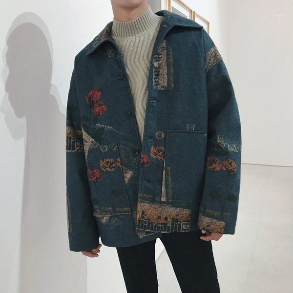 winter jacket men flower print streetwear male coat fashion new casual short windbreaker cotton clothing warm outwear man1, Black;brown
winter jacket men flower print streetwear male coat fashion new casual short windbreaker cotton clothing warm outwear man1, Black;brown