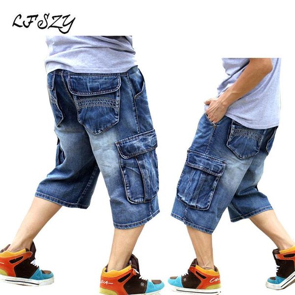 denim shorts summer jeans, jeans with large pockets, street clothing with zipper, men's blue denim shorts,size 42-46, White;black
denim shorts summer jeans, jeans with large pockets, street clothing with zipper, men's blue denim shorts,size 42-46, White;black