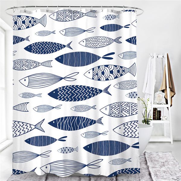 new design polyester pongee shower curtains om fish pattern water-proof mould-proof 3d printing curtains using in bathroom
new design polyester pongee shower curtains om fish pattern water-proof mould-proof 3d printing curtains using in bathroom