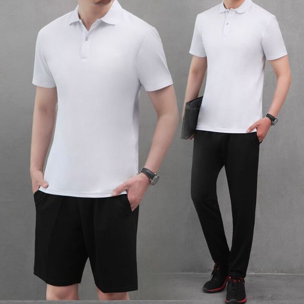 summer lapel t-shirt men's sports suit simple sportswear two piece cotton leisure sports suit, Gray
summer lapel t-shirt men's sports suit simple sportswear two piece cotton leisure sports suit, Gray