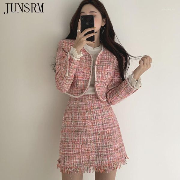 french style tweed short set vintage jacket two piece outfits women skirt set party dress elegant blazer crop moda feminina1, White
french style tweed short set vintage jacket two piece outfits women skirt set party dress elegant blazer crop moda feminina1, White
