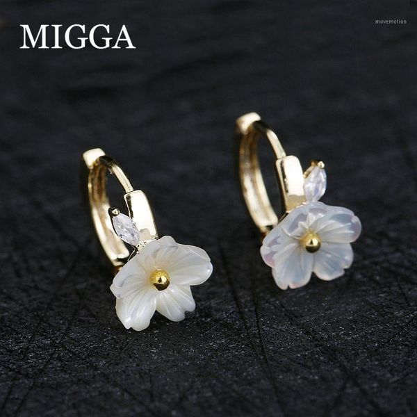 migga delicate small flower hoop earrings gold color natural shell ear ring circle women earrings jewelry1, Golden;silver
migga delicate small flower hoop earrings gold color natural shell ear ring circle women earrings jewelry1, Golden;silver