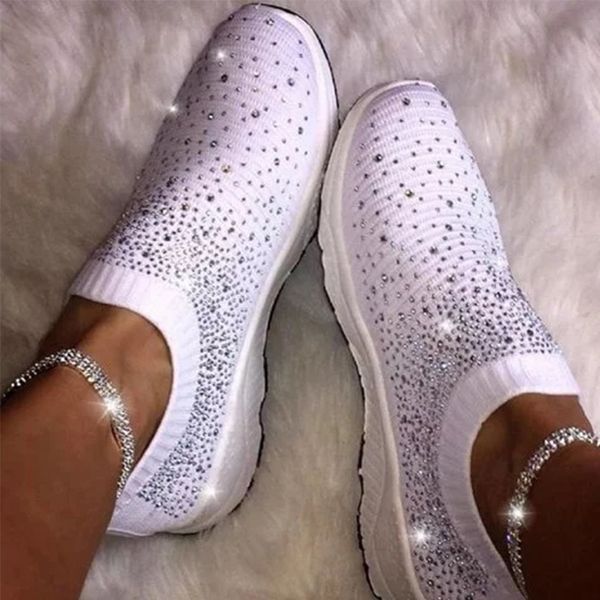 mcckle women sneakers flat vulcanized shoes knit ladies slip on woman glitter crystal loafer women's casual shoes female new y200424, Black
mcckle women sneakers flat vulcanized shoes knit ladies slip on woman glitter crystal loafer women's casual shoes female new y200424, Black