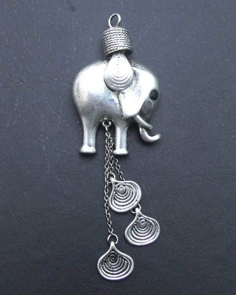 qingmos 30*50mm elephant for women with special design china miao nationality collectible tibetan silver pendant pen200 q1216
qingmos 30*50mm elephant for women with special design china miao nationality collectible tibetan silver pendant pen200 q1216