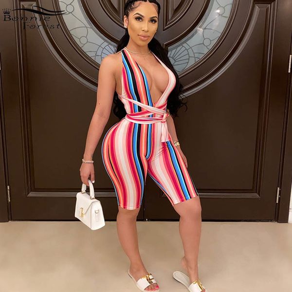 bonnie forest vintage colorful striped jumpsuit rompers womens back cross bodycon jumpsuit bandage night out club rompers t200704, Black;white
bonnie forest vintage colorful striped jumpsuit rompers womens back cross bodycon jumpsuit bandage night out club rompers t200704, Black;white