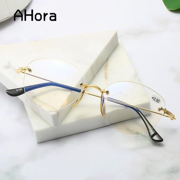 ahora frameless bifocal reading glasses ultralight round business presbyopic eyeglasses magnify eyewear with diopter +1.0...+4.01, White;black
ahora frameless bifocal reading glasses ultralight round business presbyopic eyeglasses magnify eyewear with diopter +1.0...+4.01, White;black