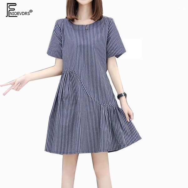 cute dresses women's summer casual short sleeve sweet girls a line red navy blue striped loose waist belly shirt dress 53191, Black;gray
cute dresses women's summer casual short sleeve sweet girls a line red navy blue striped loose waist belly shirt dress 53191, Black;gray