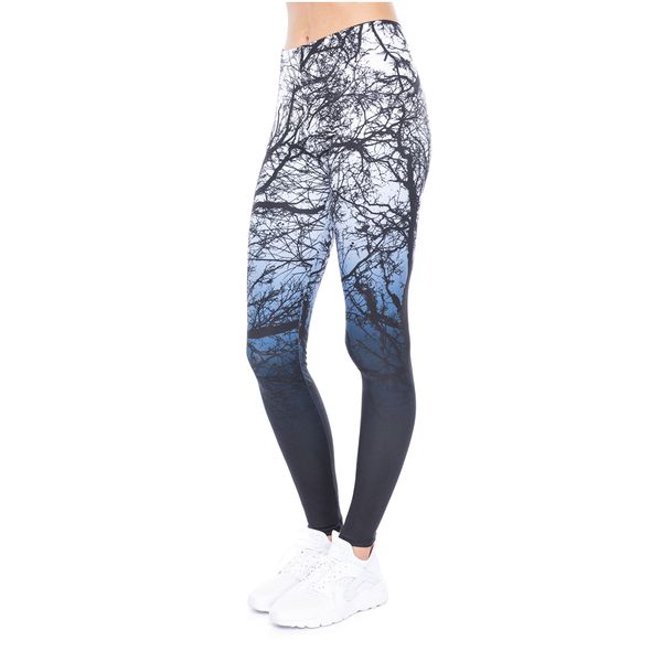 new design women legging trees printing blue fitness leggings fashion high waist woman pants 201203, Black
new design women legging trees printing blue fitness leggings fashion high waist woman pants 201203, Black