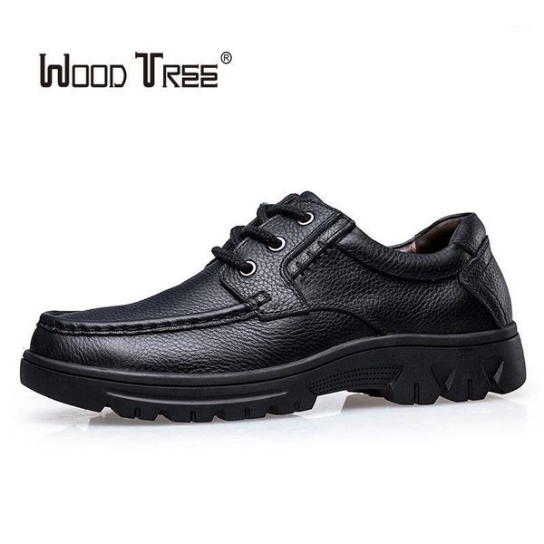 woodtree 2020 men's dress shoes leather breathable middle-aged business round head wedding shoes men flat1, Black
woodtree 2020 men's dress shoes leather breathable middle-aged business round head wedding shoes men flat1, Black