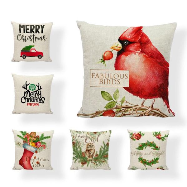 cushion/decorative pillow wholosale cushion cover 45x45cm red bird car home bedroom sofa living room christmas gift linen print decor throw
cushion/decorative pillow wholosale cushion cover 45x45cm red bird car home bedroom sofa living room christmas gift linen print decor throw